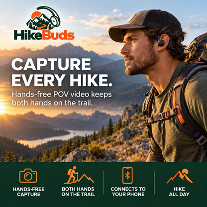 HikeBuds Open-Ear Camera Earbuds