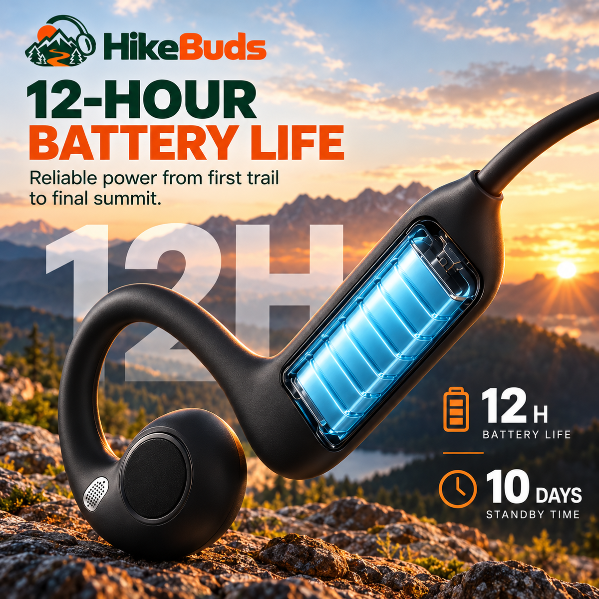 HikeBuds Open-Ear Camera Earbuds