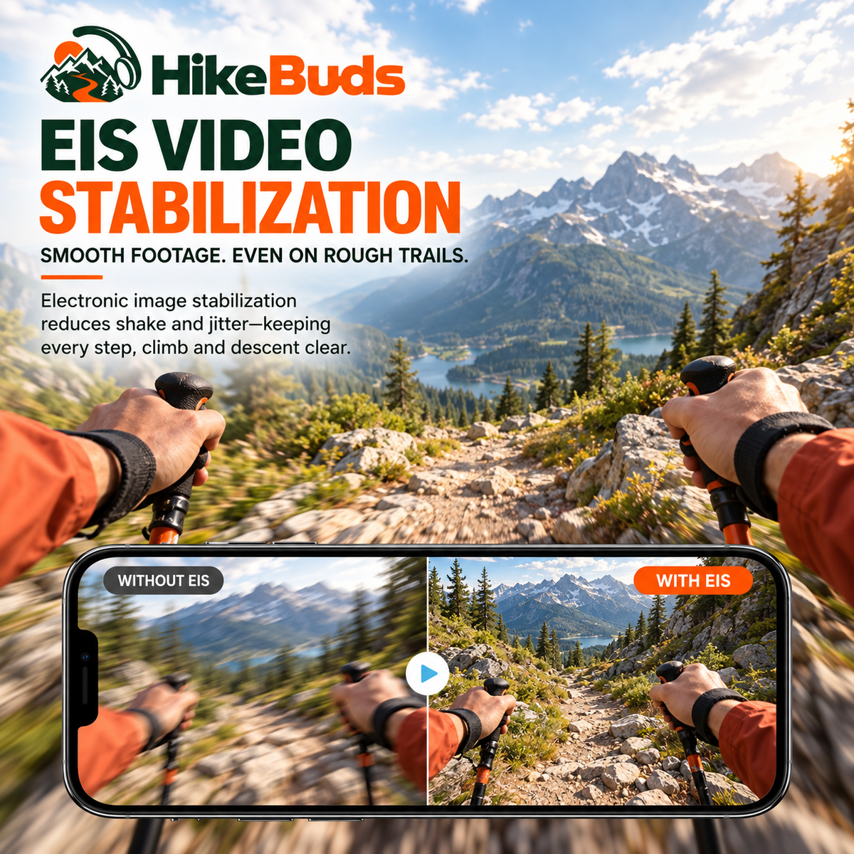 HikeBuds Open-Ear Camera Earbuds